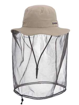 Simms Bugstopper Net Sombrero stone Fly Fishing Hats at Mad River Outfitters