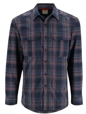 simms coldweather shirt selvedge logan plaid Fly Fishing Insulation