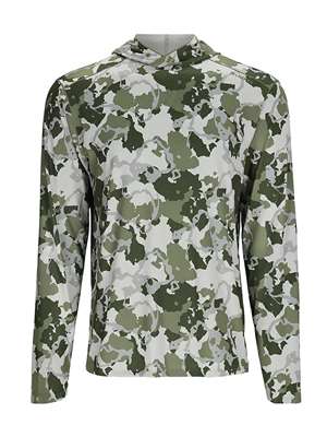 Simms Solarflex Hoody regiment camo clover Fly Fishing Hoodies