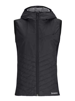 Simms Women's Fall Run Hooded Vest- black Women's Fly Fishing and Outdoor related Outerwear at Mad River Outfitters