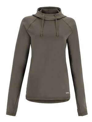 Simms Women's Heavyweight Baselayer Hoody- loden Women's Fly Fishing Shirts at Mad River Outfitters