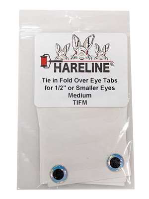 Tie in Fold Over Eye Tabs available here at Mad River Outfitters! Beads, Cones  and  Eyes