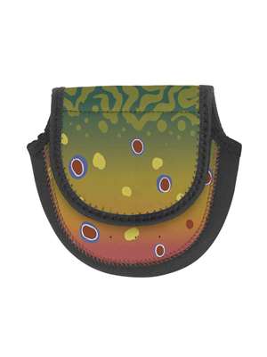 Wingo Brook Trout Neoprene Fly Reel Case Fly Fishing Apparel SALE at Mad River Outfitters