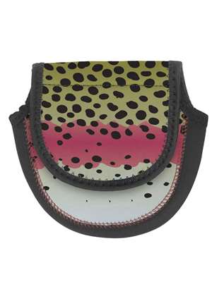 Wingo Rainbow Trout Neoprene Fly Reel Case Fly Fishing Apparel SALE at Mad River Outfitters